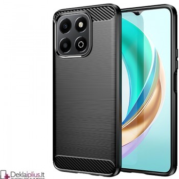 Carbon guminis dėklas - juodas (Huawei Honor X6B) Carbon guminis dėklas - juodas (Huawei Honor X6B)